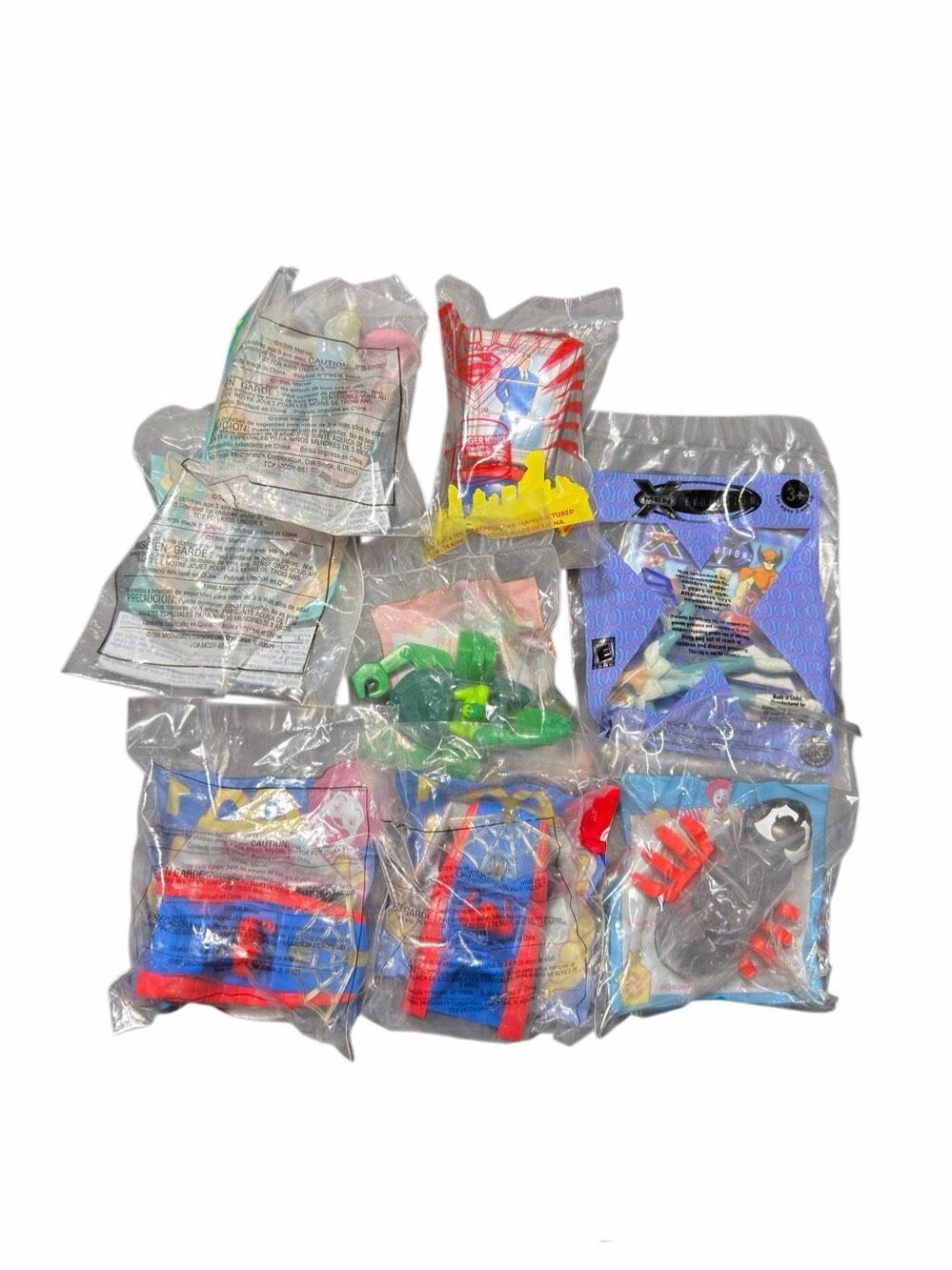 90’s Y2K Marvel McDonald’s and Burger King Toy Lot Happy Meal